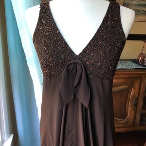Beautiful  brown cocktail dress